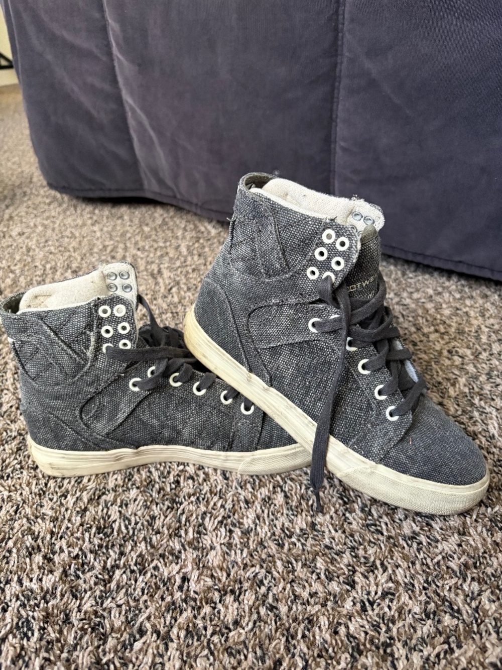 Supra Muska 001 High-Tops (Skytops) Sneaker - Gray